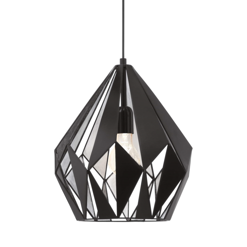 Eglo - Lámpara colgante CARLTON 1xE27/60W/230V