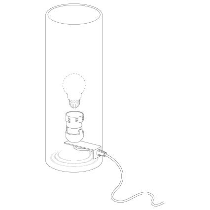 Eglo - Lámpara de mesa 1xE27/60W/230V