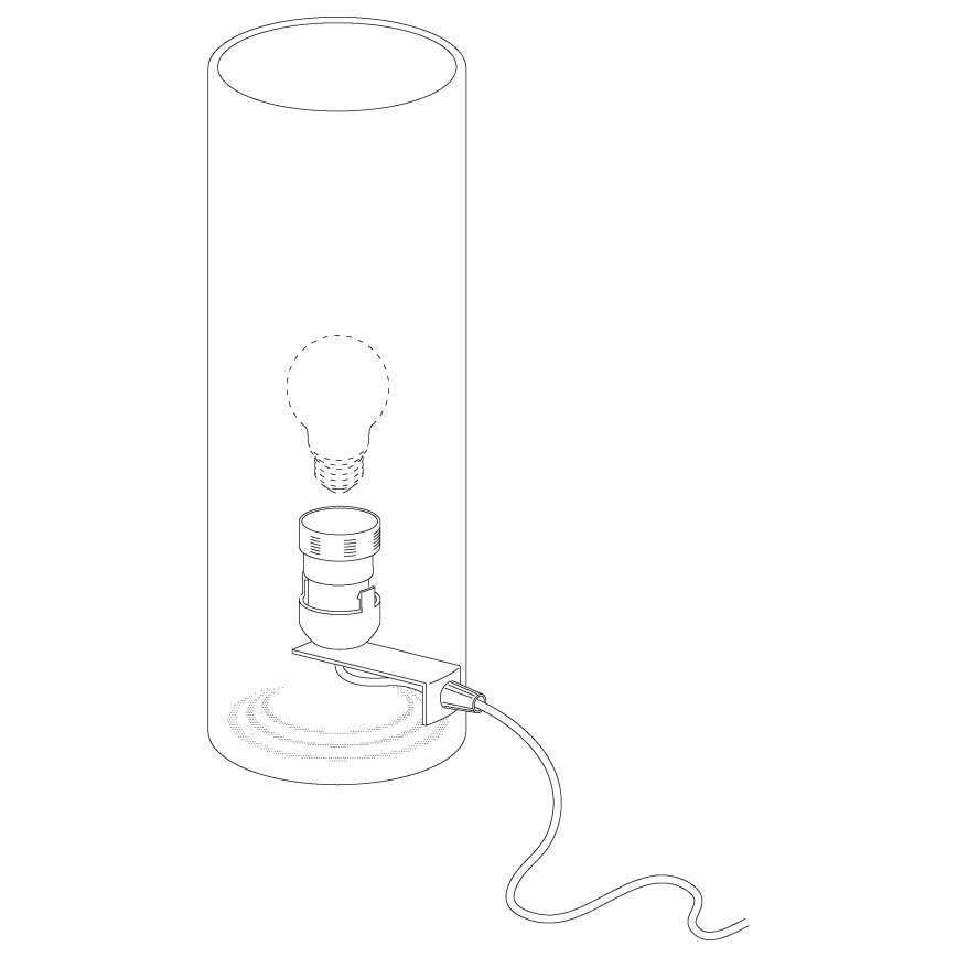 Eglo - Lámpara de mesa 1xE27/60W/230V