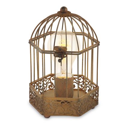 Eglo 49287 - Lámpara de mesa HARLING 1xE27/60W/230V