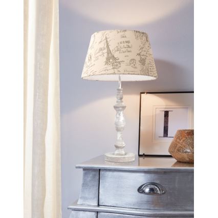 Eglo 49303 - Pie de lámpara VINTAGE 1xE14/40W/230V pátina gris