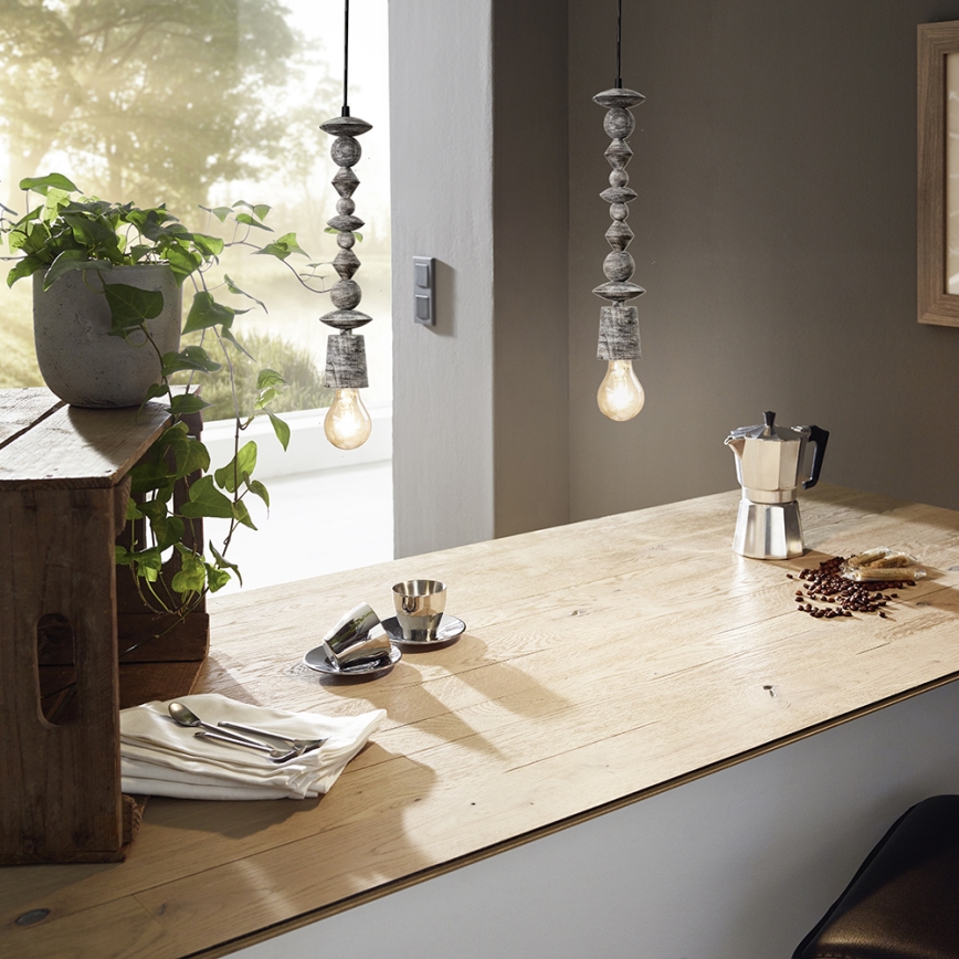 Eglo 49372 - Lámpara colgante AVOLTRI 1xE27/60W/230V