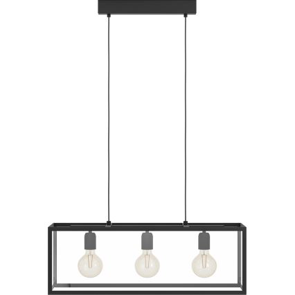 Eglo - Lámpara colgante 3xE27/60W/230V