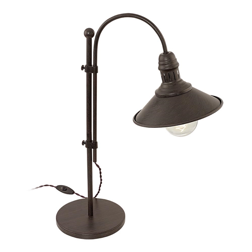 Eglo 49459 - Lámpara de mesa STOCKBURY 1xE27/60W/230V