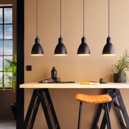 Eglo - Lámpara colgante 4xE27/60W/230V