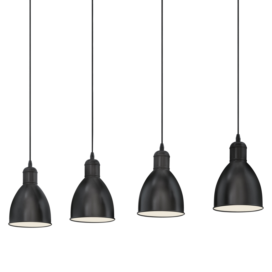 Eglo - Lámpara colgante 4xE27/60W/230V