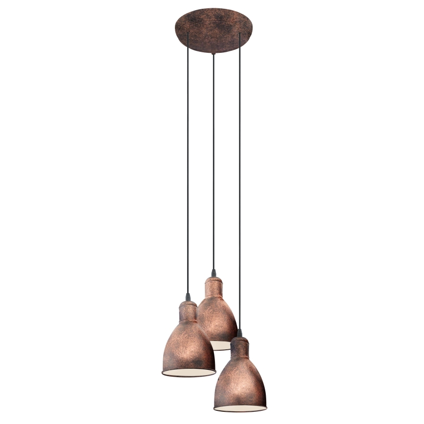 Eglo - Lámpara colgante 3xE27/60W/230V