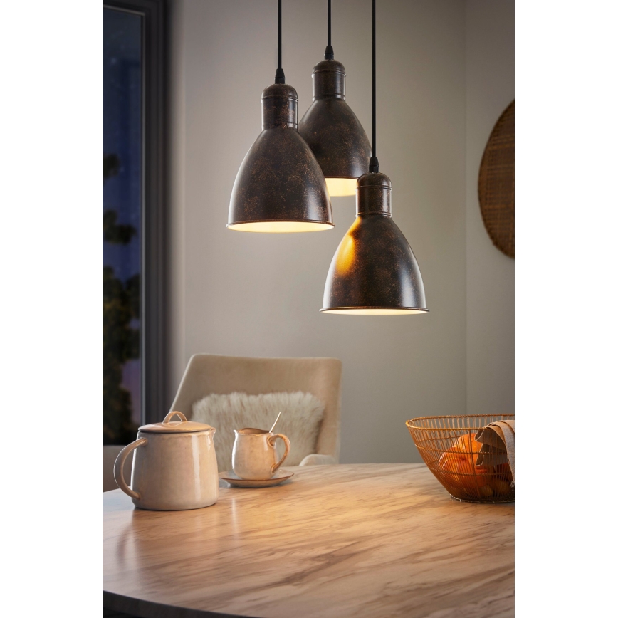 Eglo - Lámpara colgante 3xE27/60W/230V