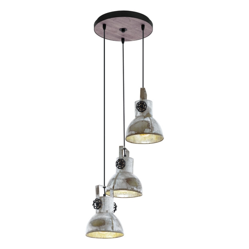 Eglo - Lámpara colgante 3xE27/40W/230V