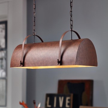 Eglo 49687 - Lámpara colgante DEERHURST 2xE27/60W/230V