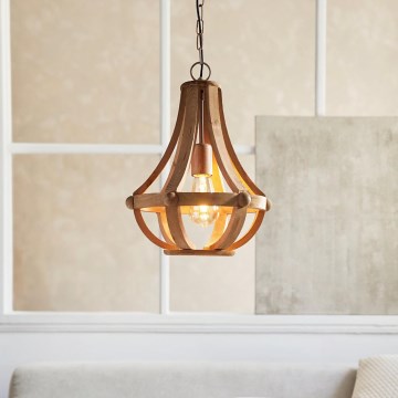 Eglo 49724 - Lámpara colgante con cadena KINROSS 1xE27/60W