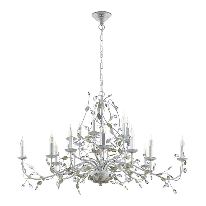 Eglo 49828 - Lámpara colgante FLITWICK 1 15xE14/40W/230V