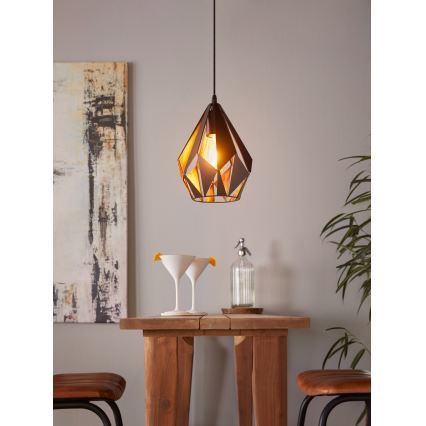 Eglo - Lámpara colgante 1xE27/60W/230V