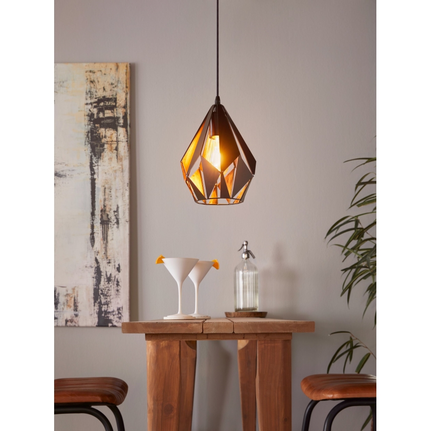 Eglo - Lámpara colgante 1xE27/60W/230V