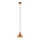 Eglo 54513 - Lámpara colgante LED con cable 1xE27/6W/230V, acabado en cobre