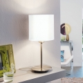 Eglo 54744 - Lámpara de mesa ANADIA 1xE14/40W/230V blanco/cromo mate
