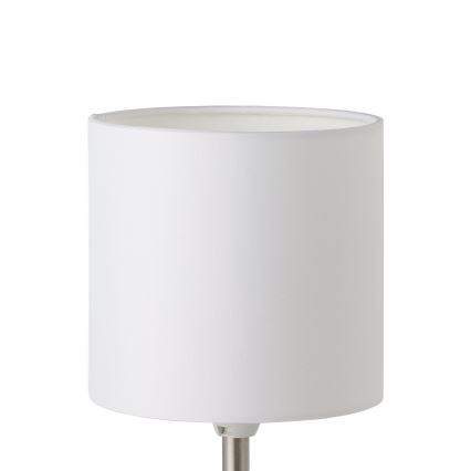 Eglo 54744 - Lámpara de mesa ANADIA 1xE14/40W/230V blanco/cromo mate