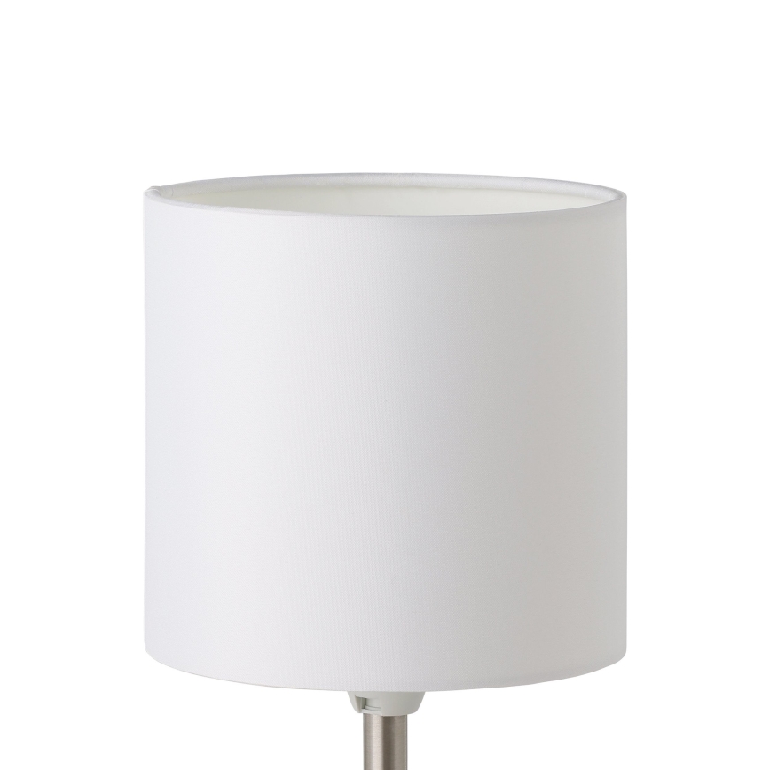 Eglo 54744 - Lámpara de mesa ANADIA 1xE14/40W/230V blanco/cromo mate