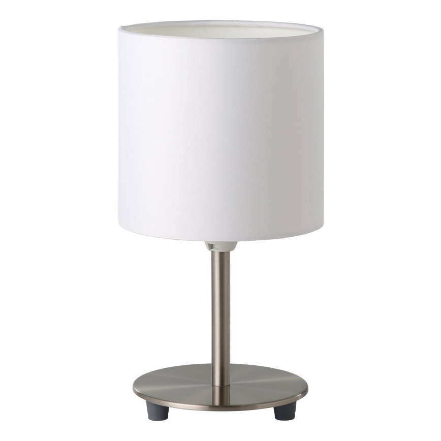Eglo 54744 - Lámpara de mesa ANADIA 1xE14/40W/230V blanco/cromo mate
