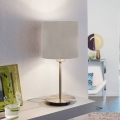 Eglo 54745 - Lámpara de mesa ANADIA 1xE14/40W/230V taupe/cromo mate