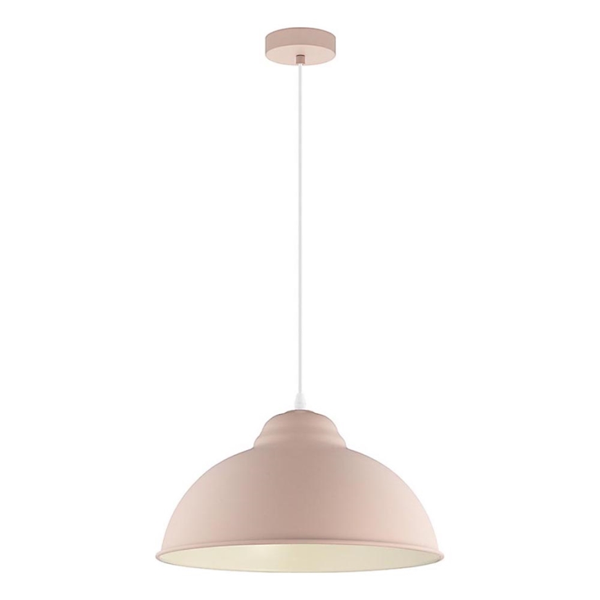 Eglo 54964 - Lámpara colgante TRURO-P 1xE27/60W/230V rosa