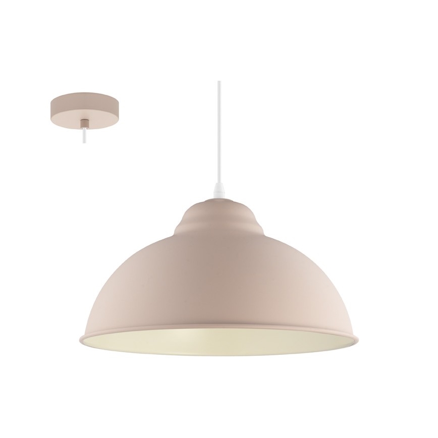 Eglo 54964 - Lámpara colgante TRURO-P 1xE27/60W/230V rosa