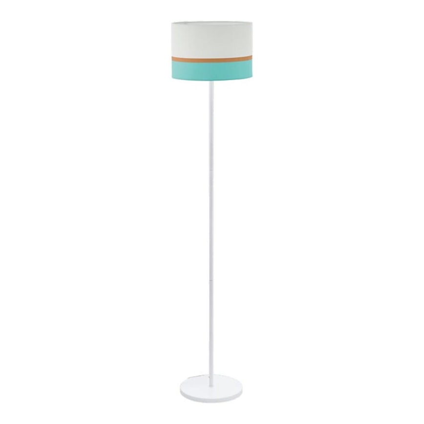Eglo 55083 - Lámpara LED de pie 1xE27/10W/230V 3000K blanco/turquesa