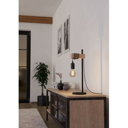 Eglo 55249 - Lámpara de mesa TOWNSHEND 1xE27/10W/230V