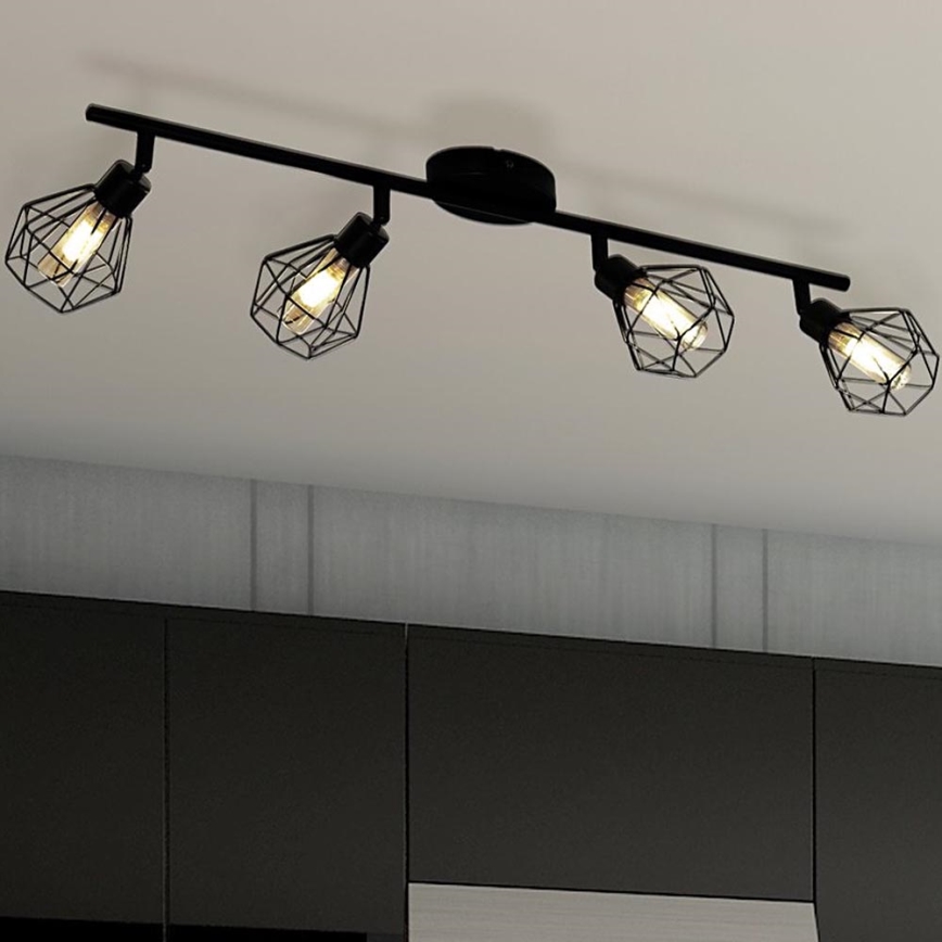 Eglo 55301 - Foco LED ZAPATA 4xG9/3W/230V negro