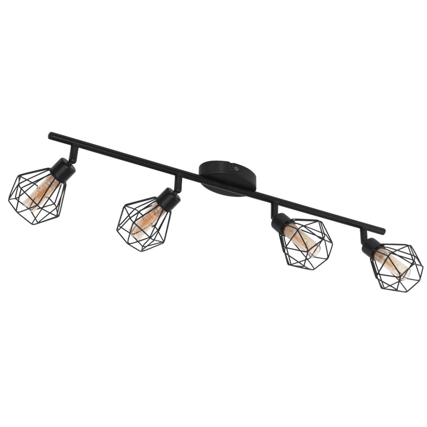 Eglo 55301 - Foco LED ZAPATA 4xG9/3W/230V negro