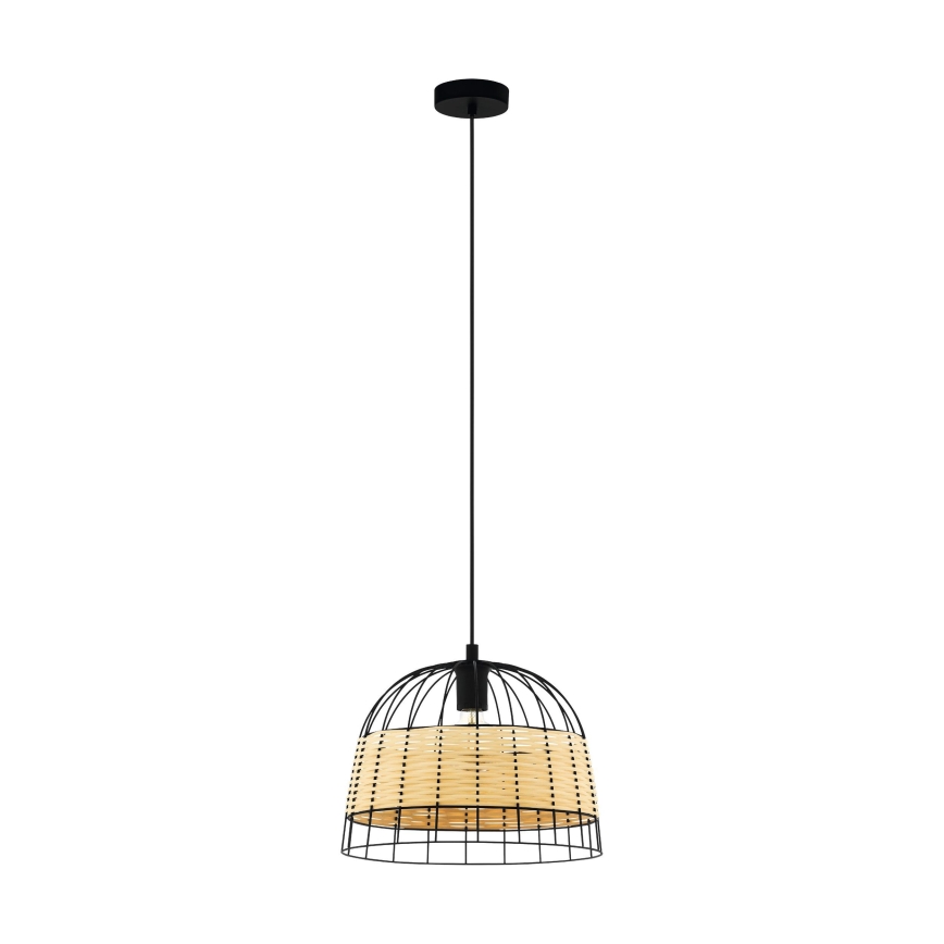 Eglo 55709 - Lámpara colgante ANWICK 1xE27/40W/230V ratán