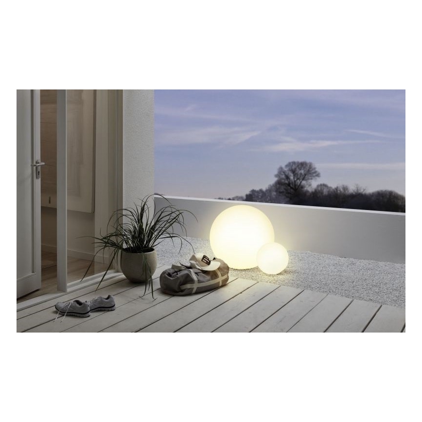 Eglo 55787 - LED RGBW Lámpara de exterior MONTEROLO-C 1xE27/9W/230V 2700-6500K IP65 diá. 39 cm + control remoto