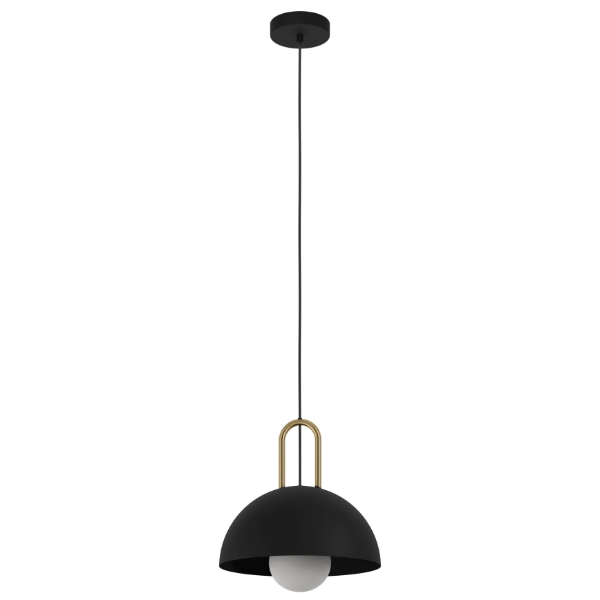 Eglo 56459 - Lámpara colgante CALMANERA con cable 1xE27/40W/230V negra