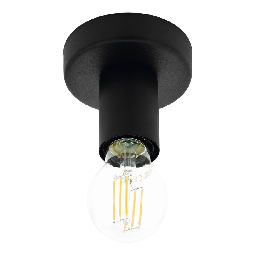 Eglo 64104 - Plafón IGUALA 1xE27/40W/230V negro