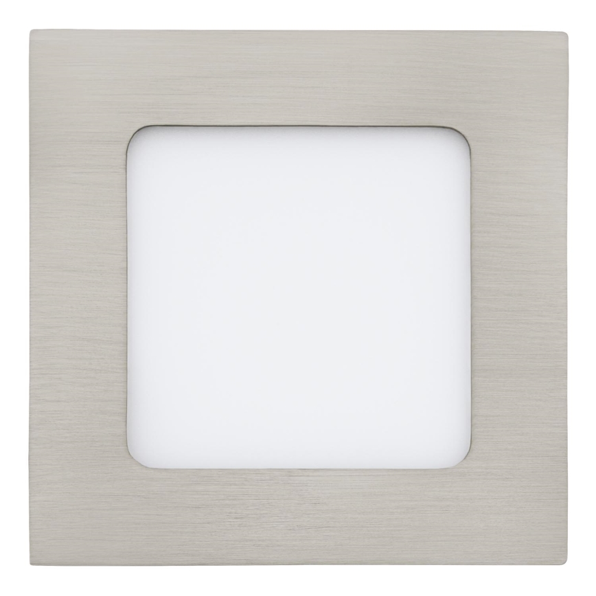 Eglo 64608 - Lámpara empotrable LED FUEVA 1 PRO LED/5,5W/230V 3000K 12x12 cm cromo mate