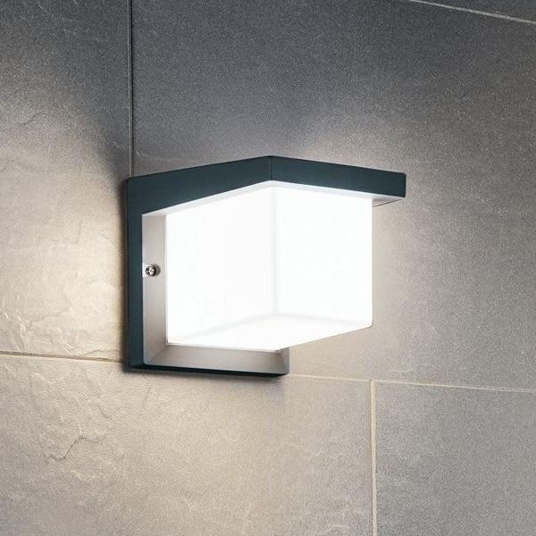 Eglo 65046 - Aplique LED para exterior DESELLA PRO LED/10W/230V IP54 antracita