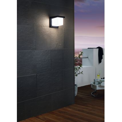 Eglo 65046 - Aplique LED para exterior DESELLA PRO LED/10W/230V IP54 antracita