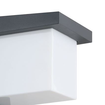 Eglo 65046 - Aplique LED para exterior DESELLA PRO LED/10W/230V IP54 antracita