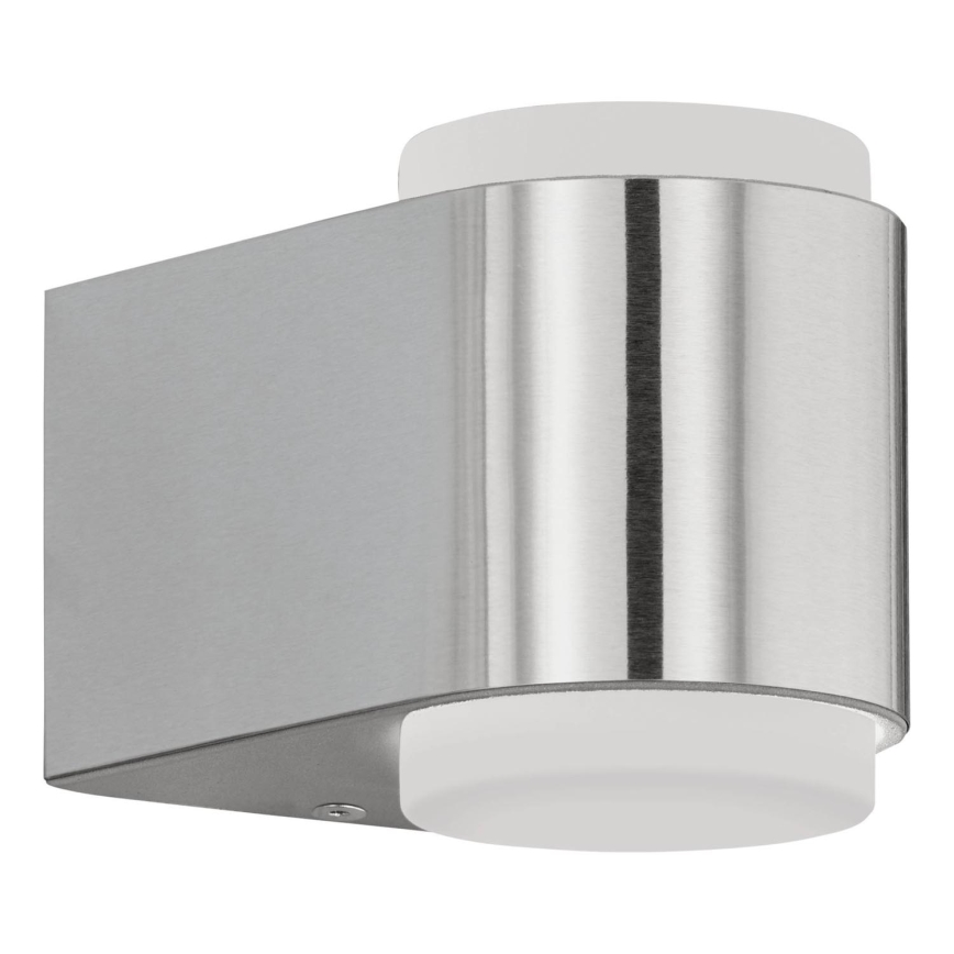 Eglo 65054 - Aplique LED para exterior BRIONES PRO 2xLED/3W/230V IP44 cromo brillante