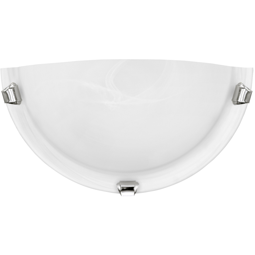 Eglo - Aplique de pared 1xE27/60W/230V en cristal de alabastro