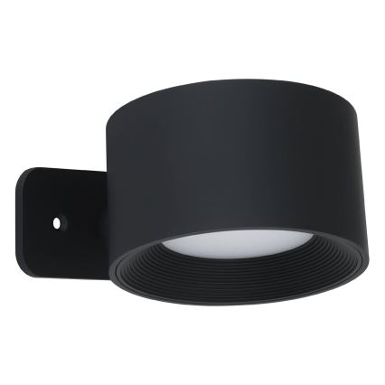 Eglo - Aplique de pared LED táctil recargable y regulable, 5W/5V, 2700/4000/6500K, 2000 mAh, negro