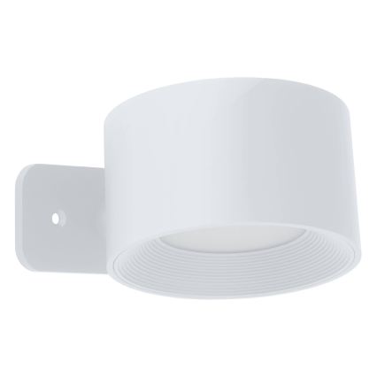 Eglo - Aplique de pared táctil LED recargable y regulable LED/5W/5V 2700/4000/6500K 2000 mAh blanco