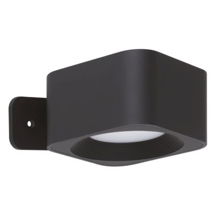 Eglo - Aplique de pared LED táctil recargable y regulable LED/5W/5V 2700/4000/6500K 2000 mAh negro