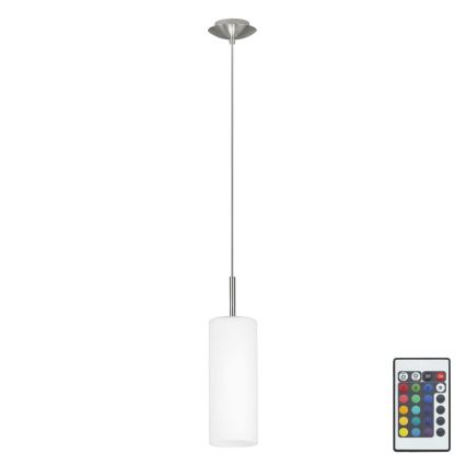 Eglo 75251 - LED RGB Lámpara colgante regulable ELLUNO-C E27/7,5W/230V