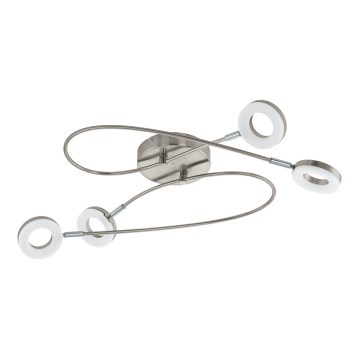 Eglo 75255 - Lámpara de techo LED MOSANO 4xLED/3,8W/230V 3000K cromo mate