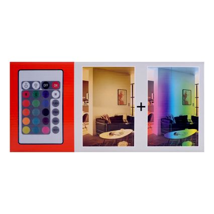 Eglo 75351 - Lámpara de techo LED RGB regulable ELLA-C 1xE27/7,5W/230V con mando a distancia