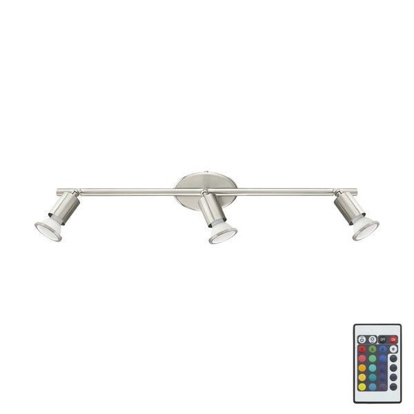 Eglo 75385 - Foco LED RGB regulable BUZZ-C 3xGU10/4W/230V + mando a distancia