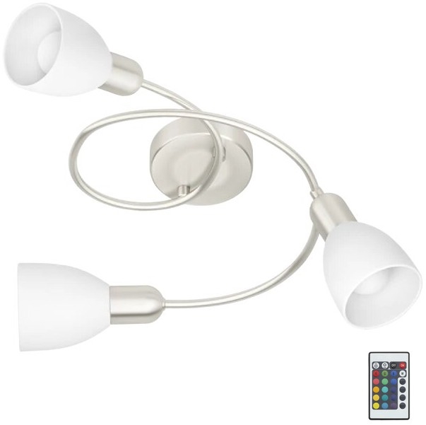 Eglo 75388 - LED RGBW Lámpara de techo regulable GRIMSEY-C 3xE14/4W/230V + control remoto