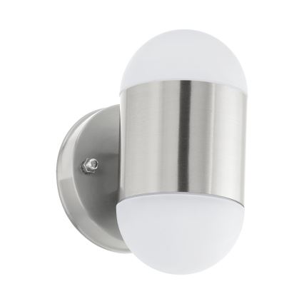 Eglo 75392 - Aplique de pared LED para exterior MEROLA 2xLED/3,7W/230V IP44 cromo mate