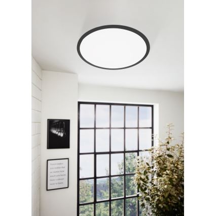 Eglo 75577 - Plafón LED regulable SALOBRENA-TW LED/32,5W/230V diá. 60 cm + control remoto